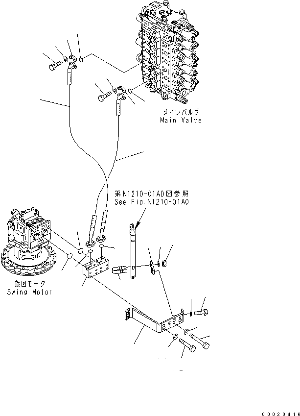 Пластина 20Y-62-46880 KOMATSU