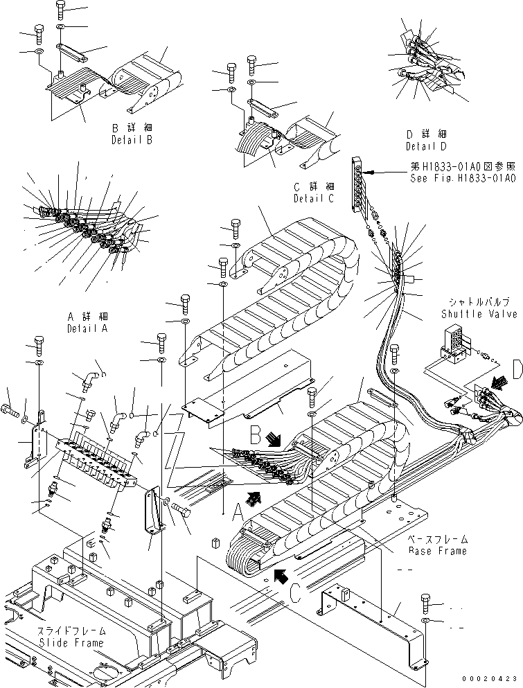 HOSE¤ 3900MM 20Y-62-44860 KOMATSU