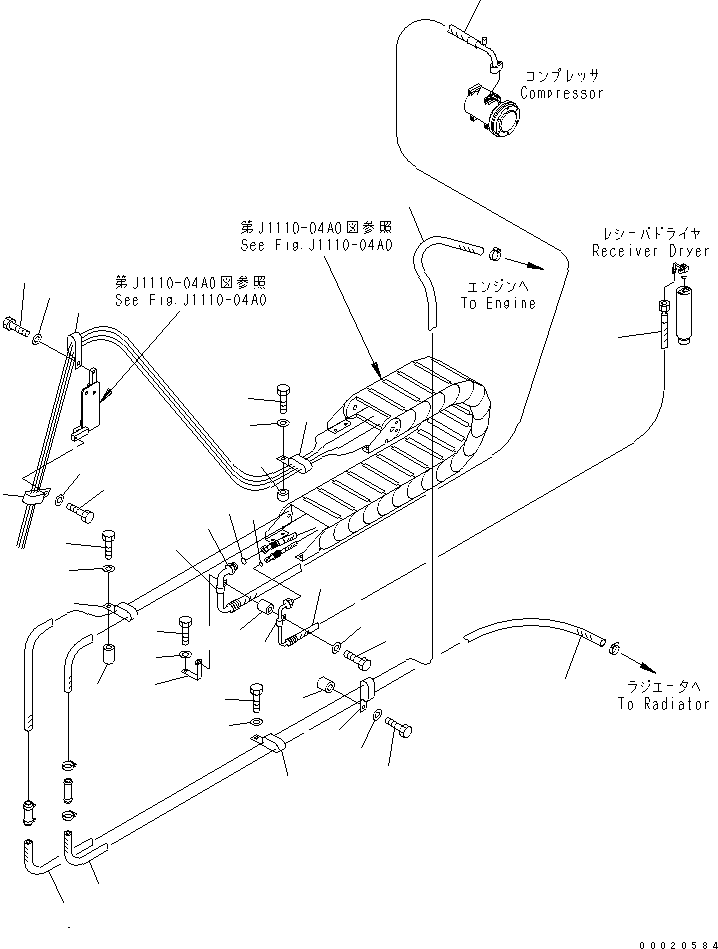 Шланг 20Y-979-4340 KOMATSU