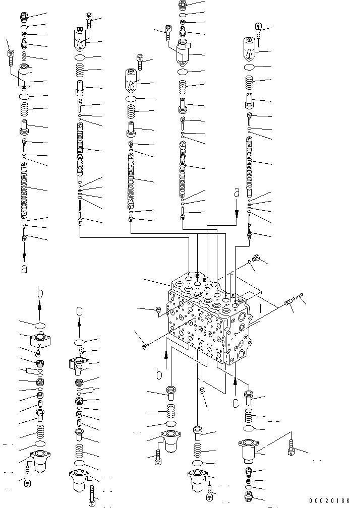 Управляющий клапан 723-47-13903 KOMATSU