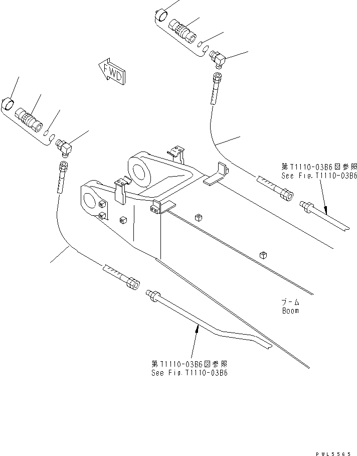Шланг 07121-20614 KOMATSU
