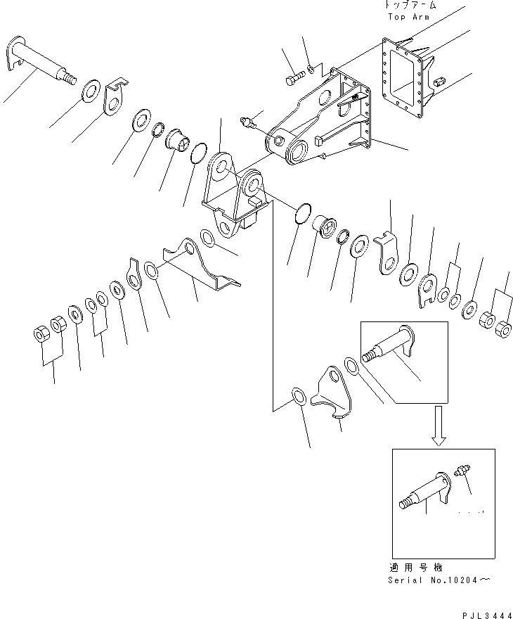 Палец 20Y-957-3580 KOMATSU