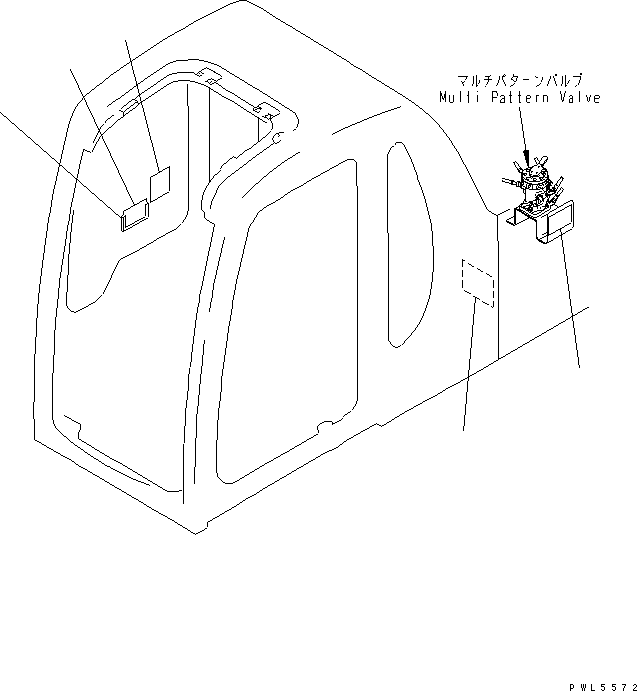 PLATE,MITSUBISHI AND SHINKOU PATTERN 20Y-00-22630 KOMATSU