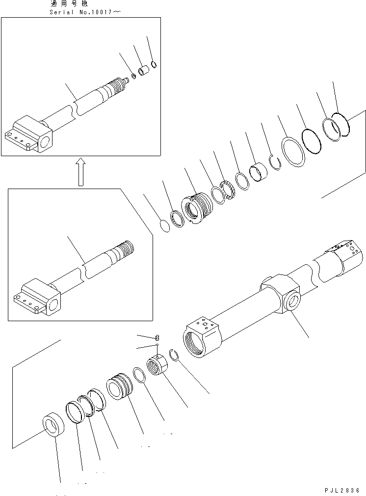 REPAIR KIT KB3011A-00203 KOMATSU