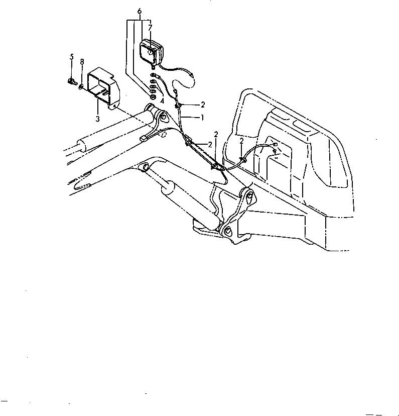 WIRING HARNESS,WORK LAMP YM172173-17401 KOMATSU