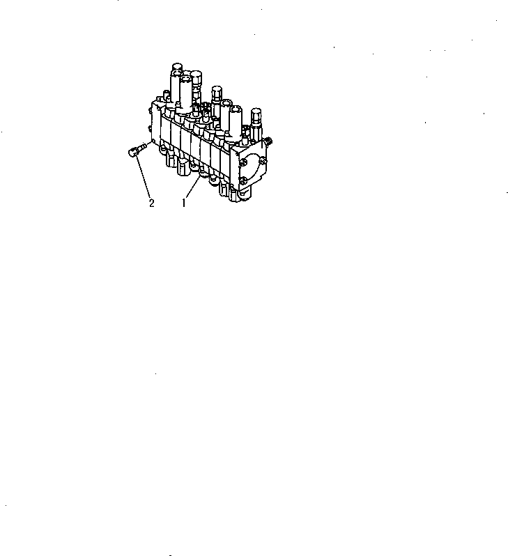 VALVE ASS'Y,CONTROL YM172421-74100 KOMATSU