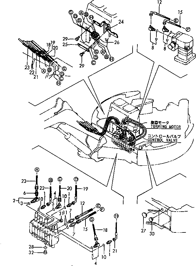 Хомут YM172173-78960 KOMATSU