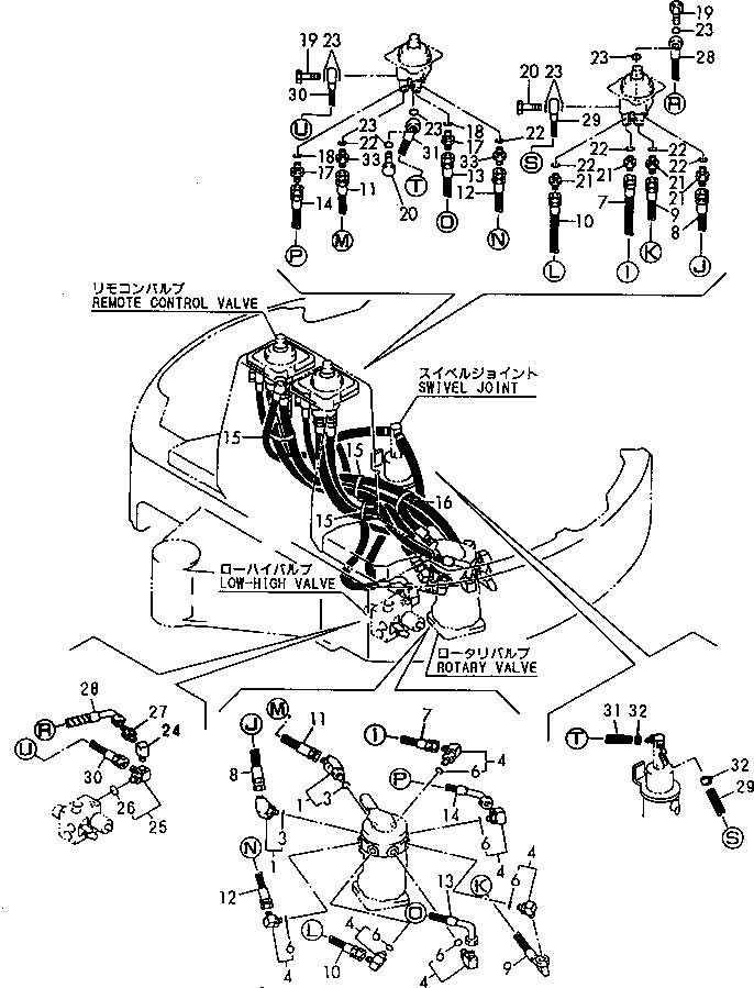 .HOSE YM172421-78680 KOMATSU