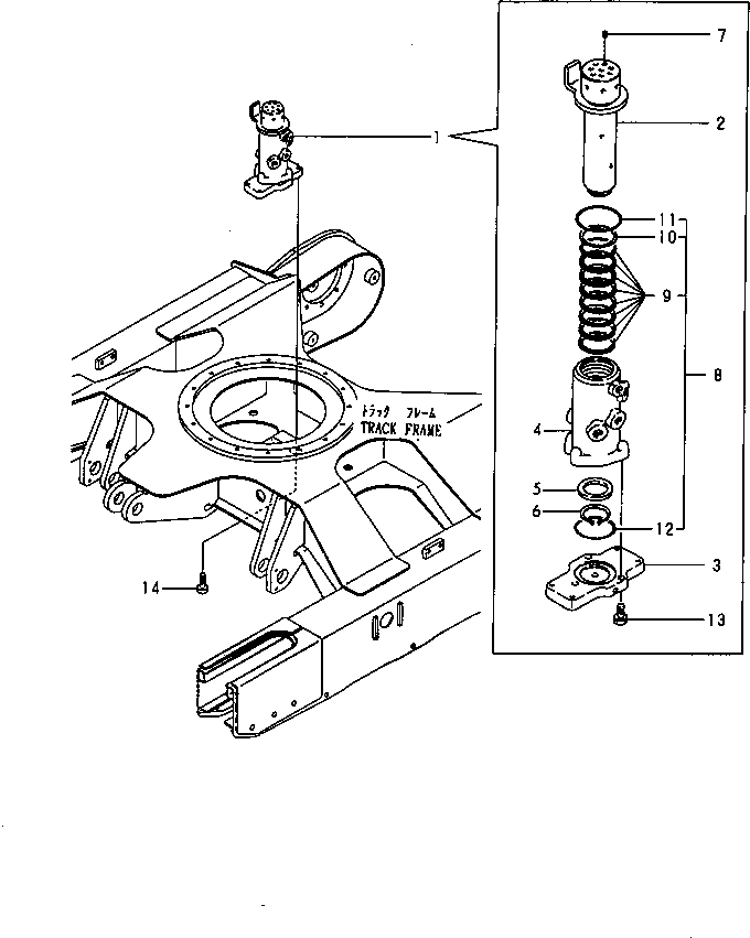 SEAL SET,SWIVEL YM172168-73880 KOMATSU