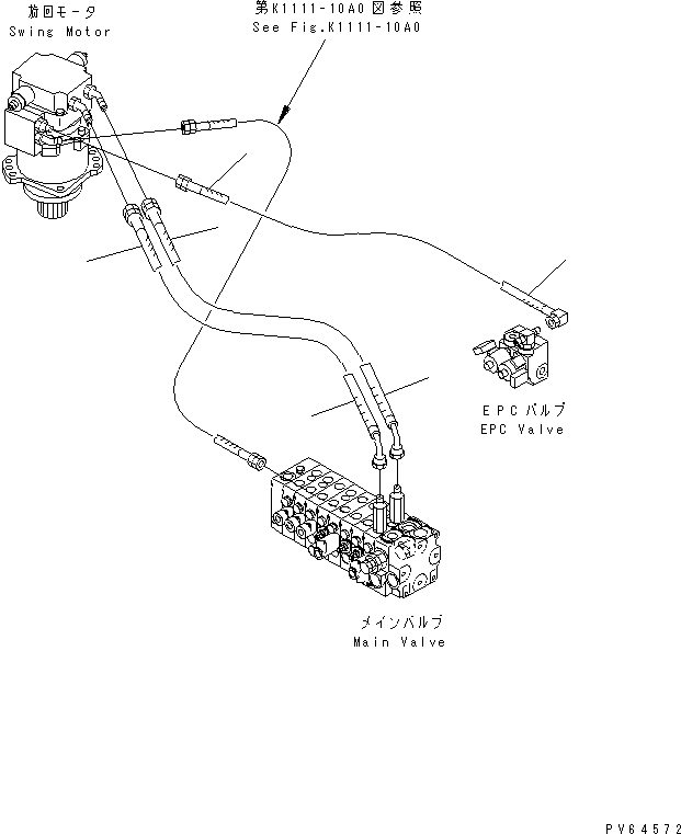 Шланг 22K-62-12311 KOMATSU