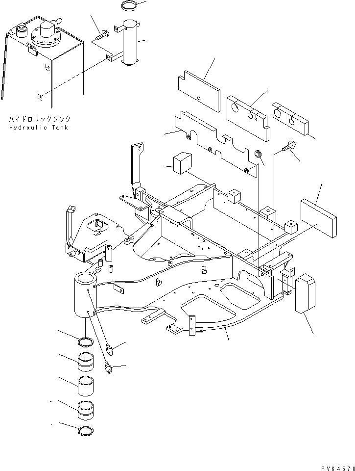 FRAME,REVOLVING 22K-46-11115 KOMATSU