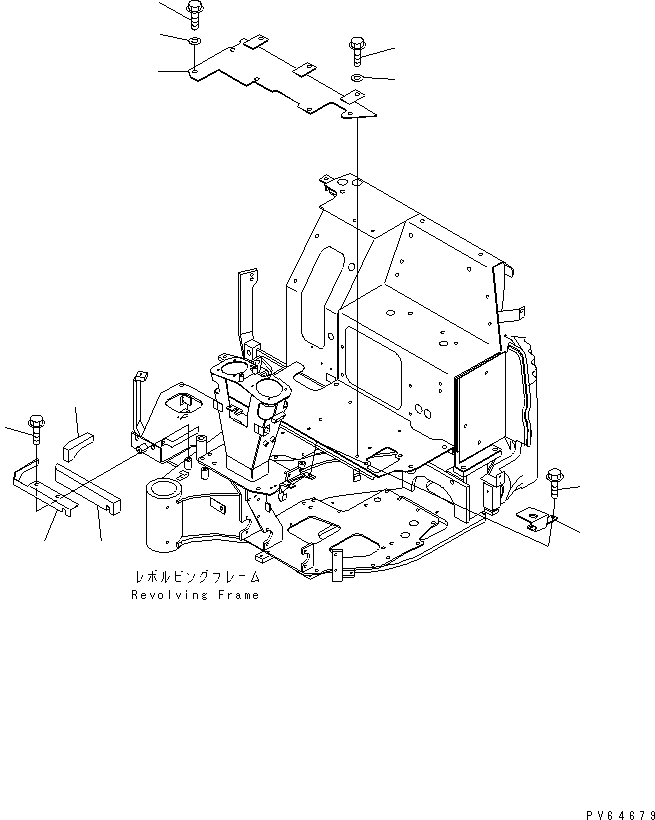 Пластина 22K-54-15321 KOMATSU