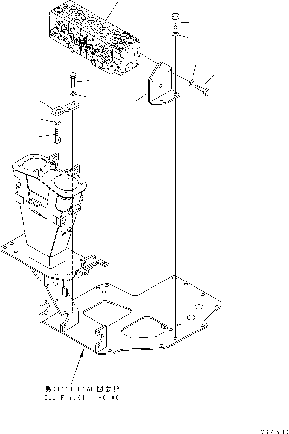 CONTROL VALVE,CONTROL 723-18-14502 KOMATSU