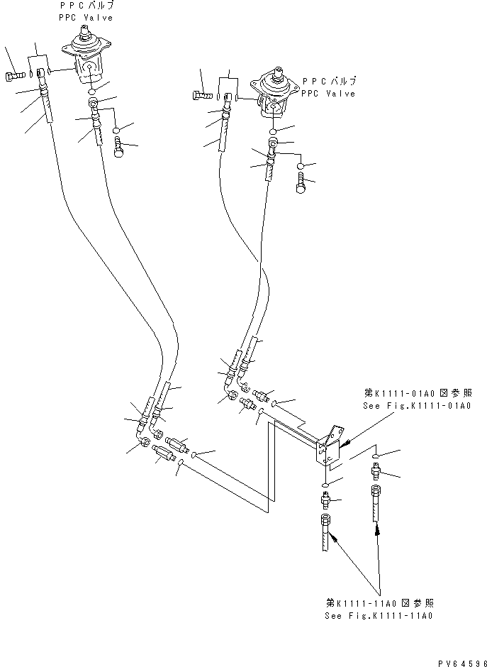 Шланг 22K-62-11411 KOMATSU