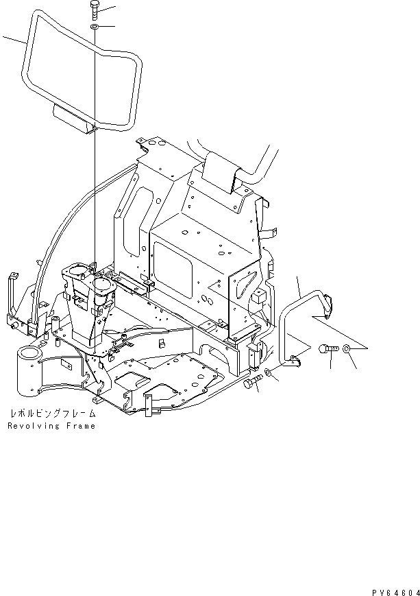 STAY,L.H. 22K-54-11693 KOMATSU