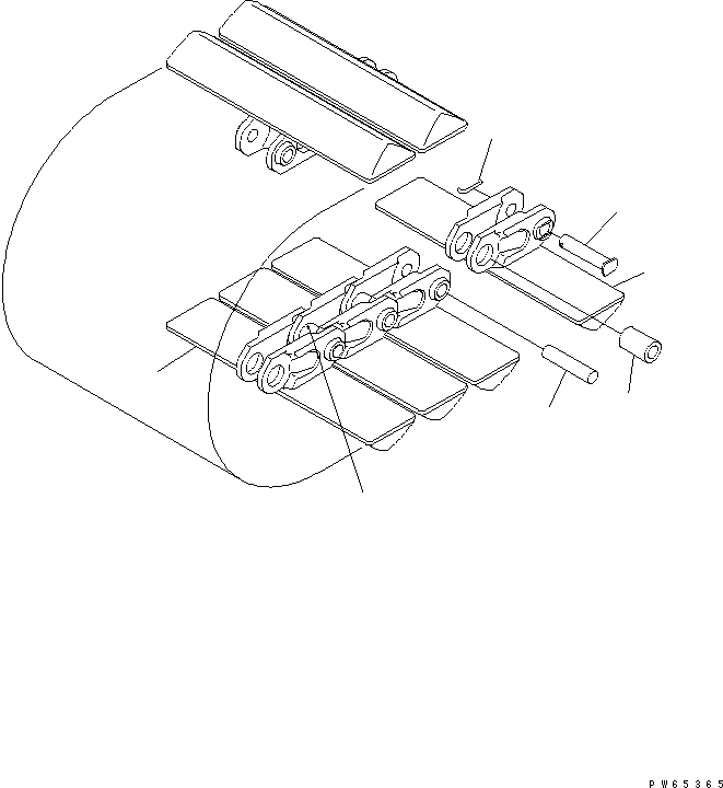 SHOE ASS'Y,REGULAR 22K-32-15210 KOMATSU