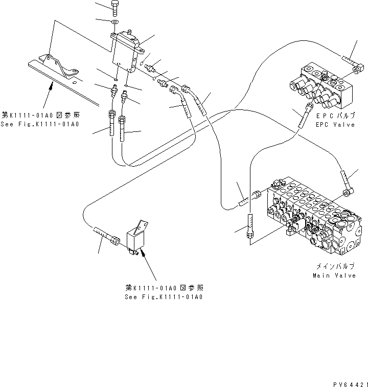 Шланг 20C-62-34430 KOMATSU