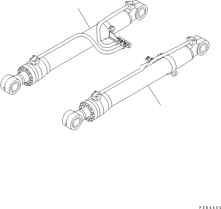 CYLINDER GROUP,L.H. (\8\205-63-X9200) KOMATSU