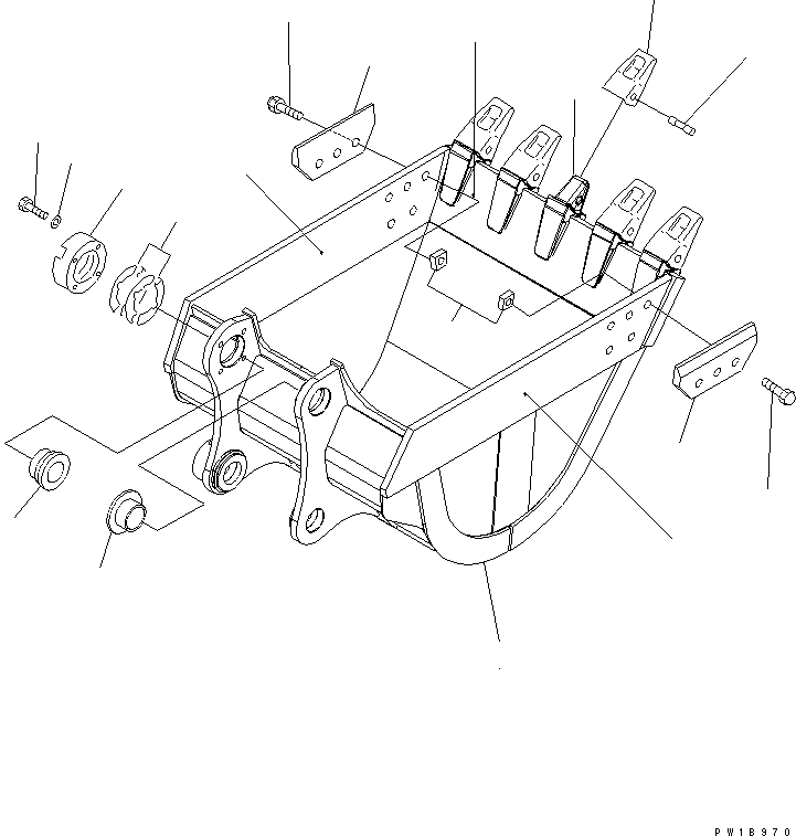 Ковш 20Y-934-3110 KOMATSU