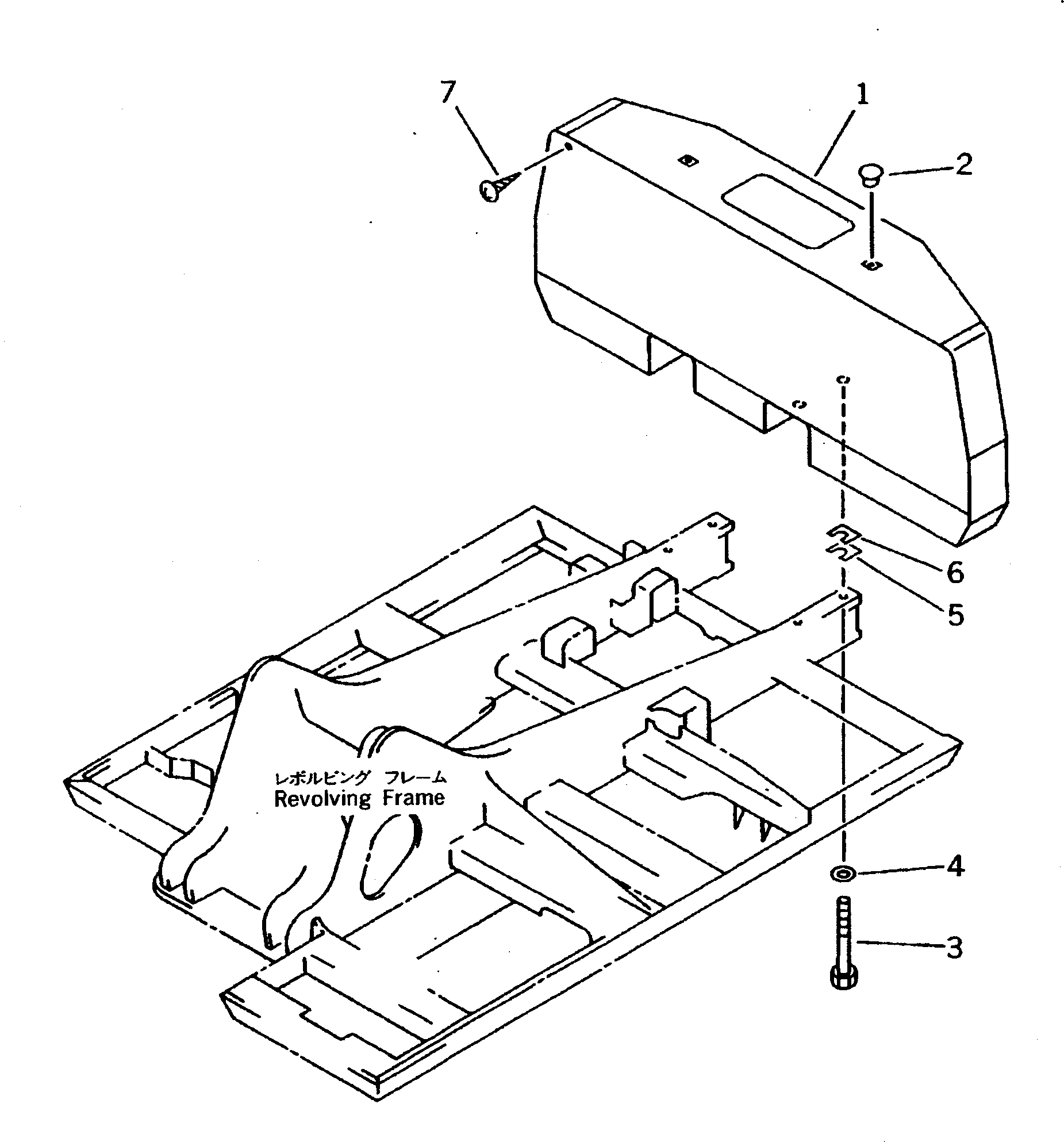 WEIGHT GROUP (\8\206-46-X2101) KOMATSU
