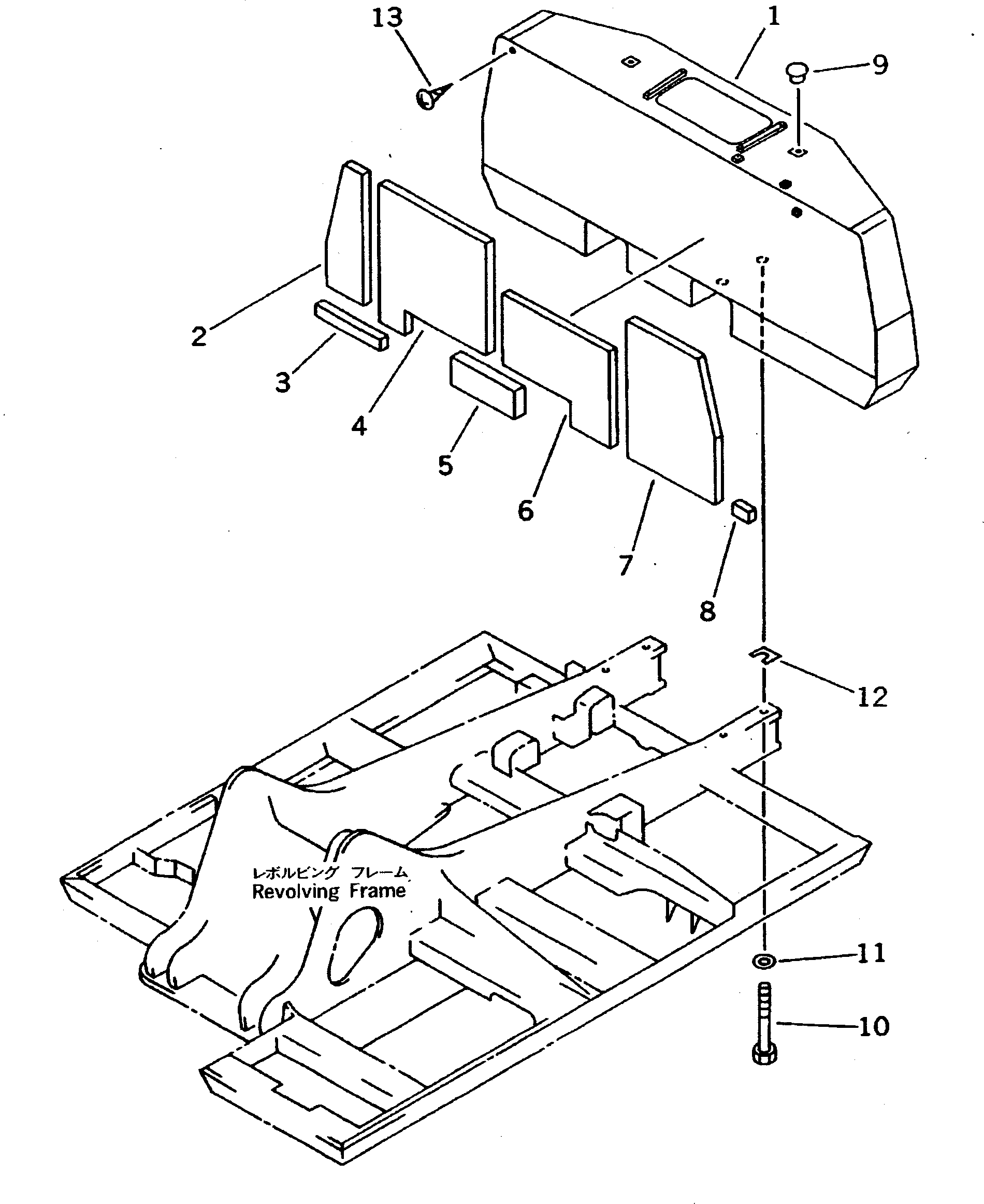 WEIGHT,COUNTER 206-46-52230 KOMATSU