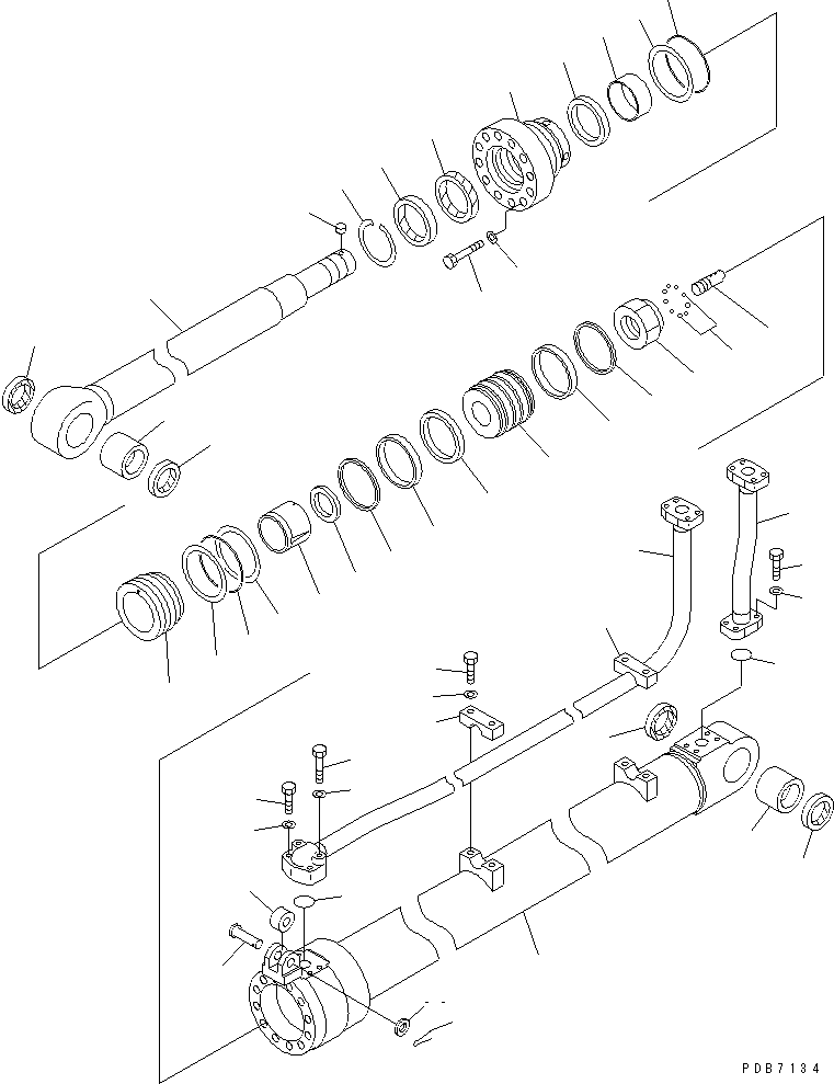 Гайка 07165-04244 KOMATSU