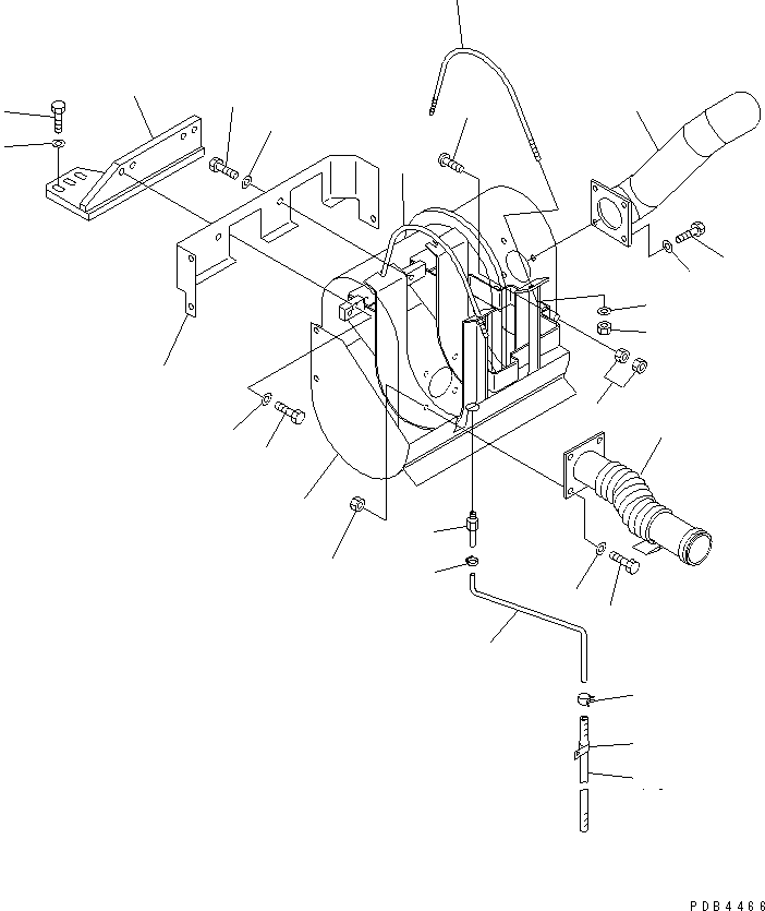Труба 22U-01-12121 KOMATSU