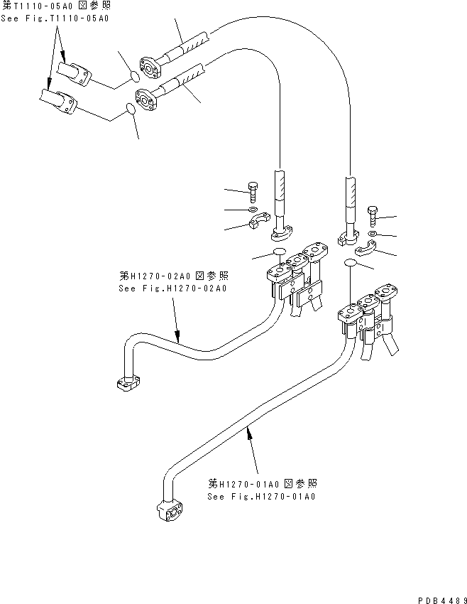 Шланг 07099-41018 KOMATSU