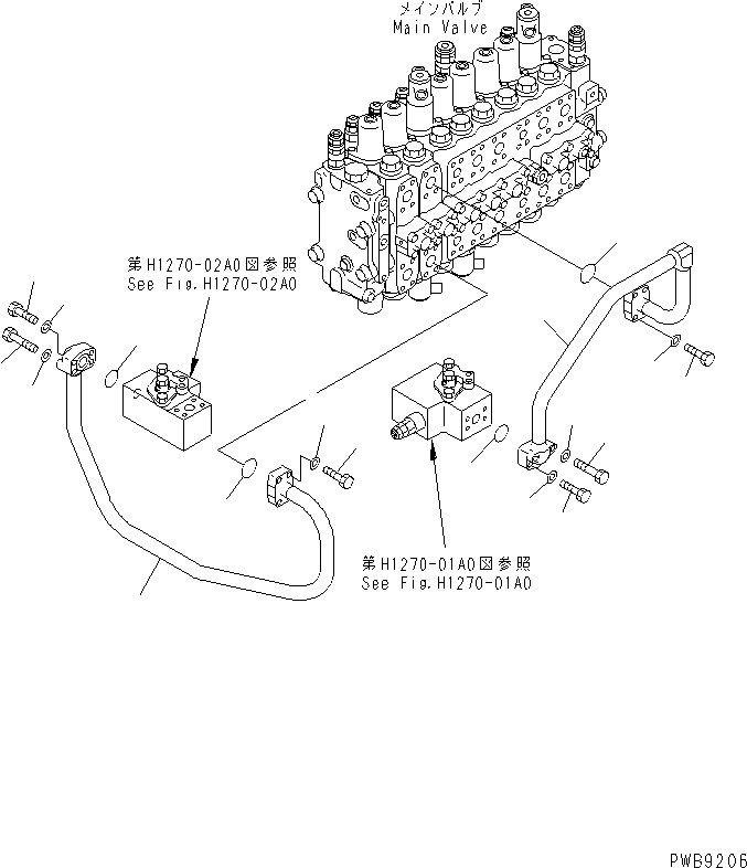 Трубка 22U-62-11651 KOMATSU