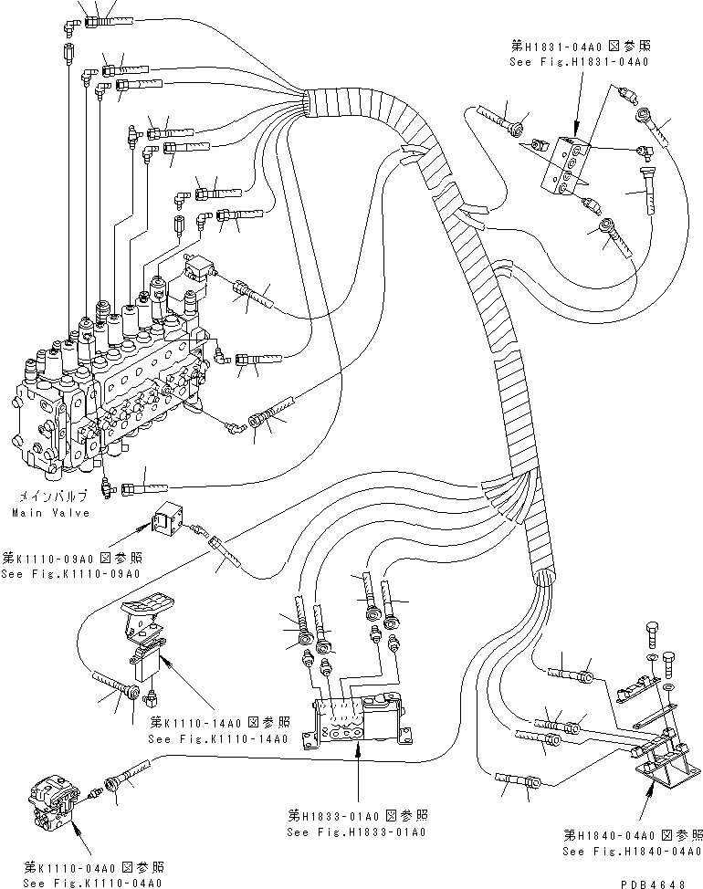 Шланг 22U-62-12910 KOMATSU