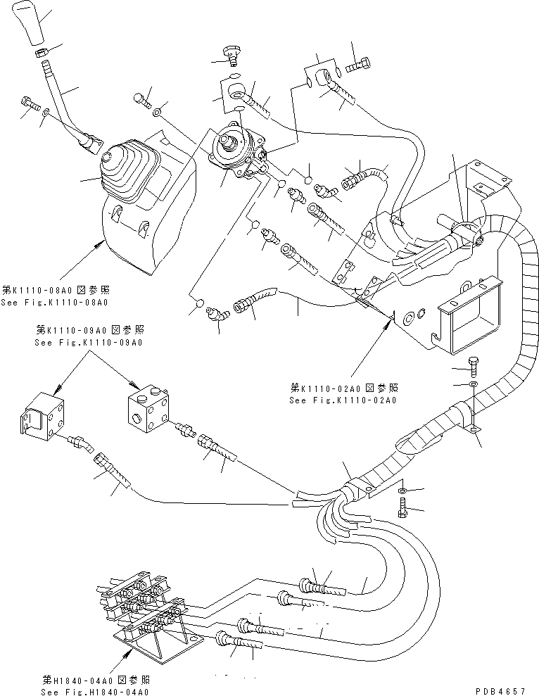 HOSE¤ 1970MM 22U-62-12640 KOMATSU