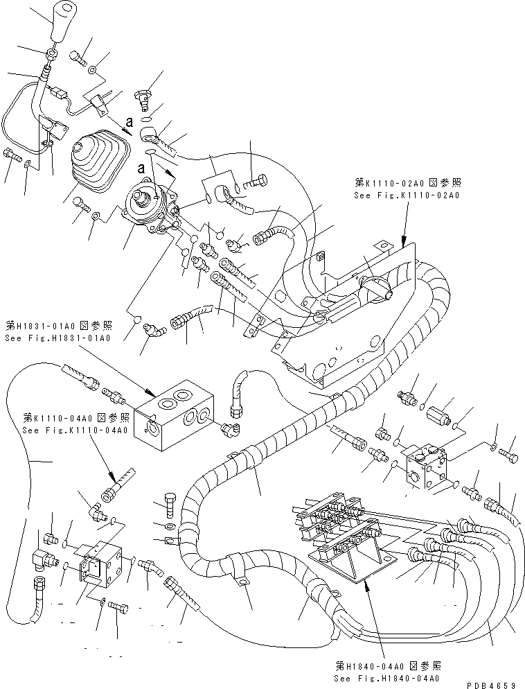 HOSE¤ 2080MM 22U-62-12590 KOMATSU