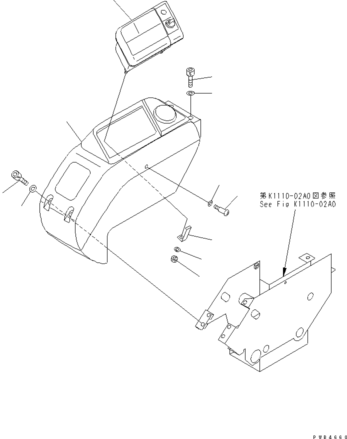 MONITOR ASS'Y \9\7824-88-7000 KOMATSU