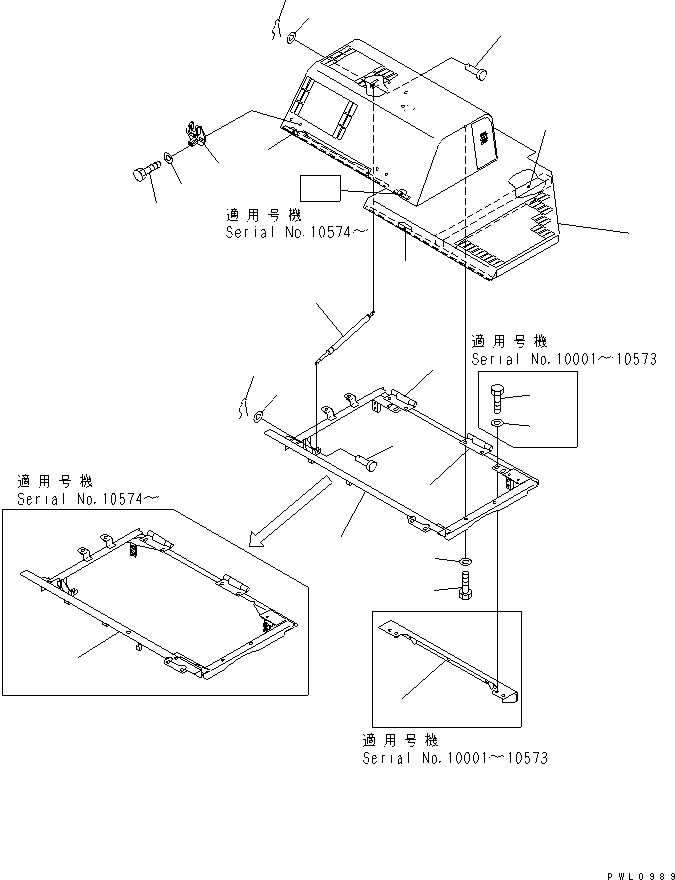 Капот 22U-54-11413 KOMATSU