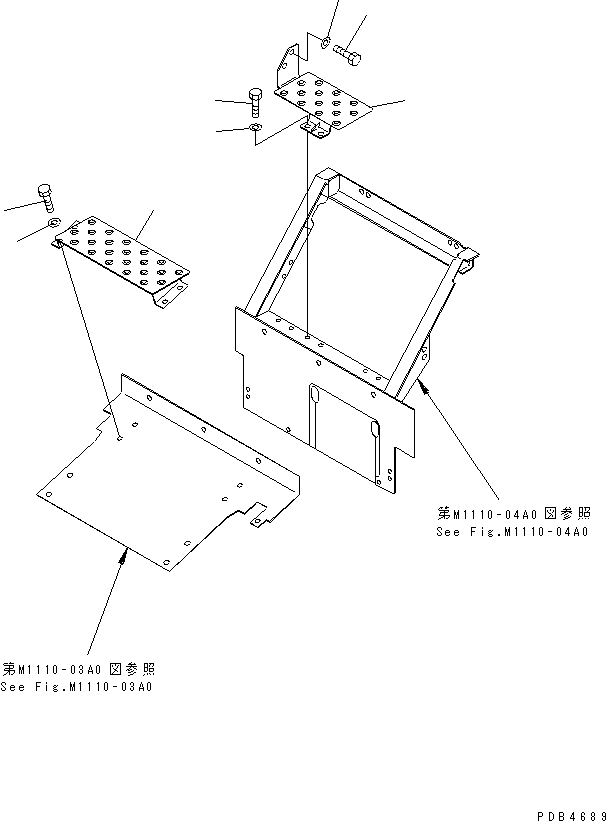 Подножка 22U-54-11770 KOMATSU