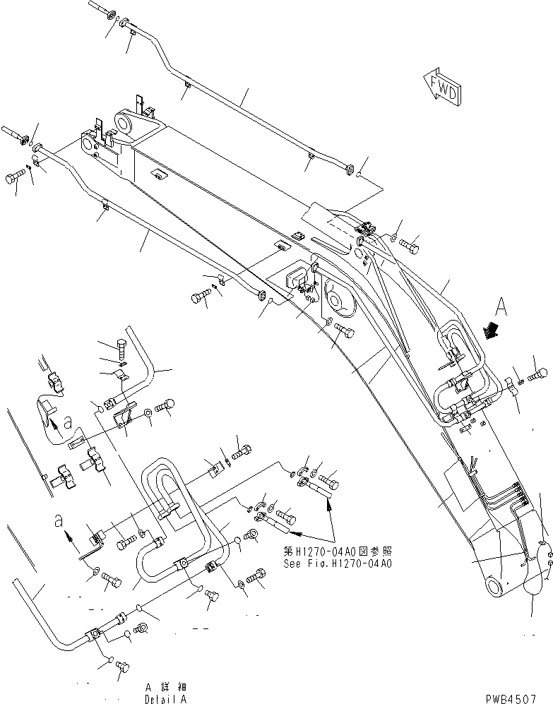 Провод 22U-06-11530 KOMATSU
