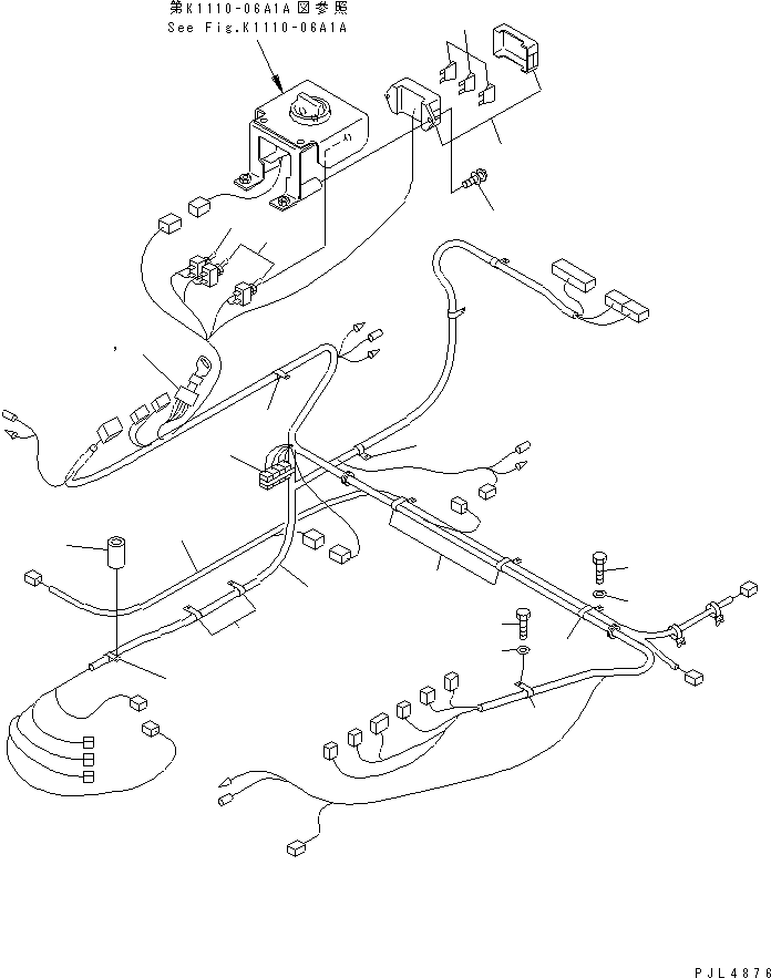 Жгут проводов 22U-06-11635 KOMATSU