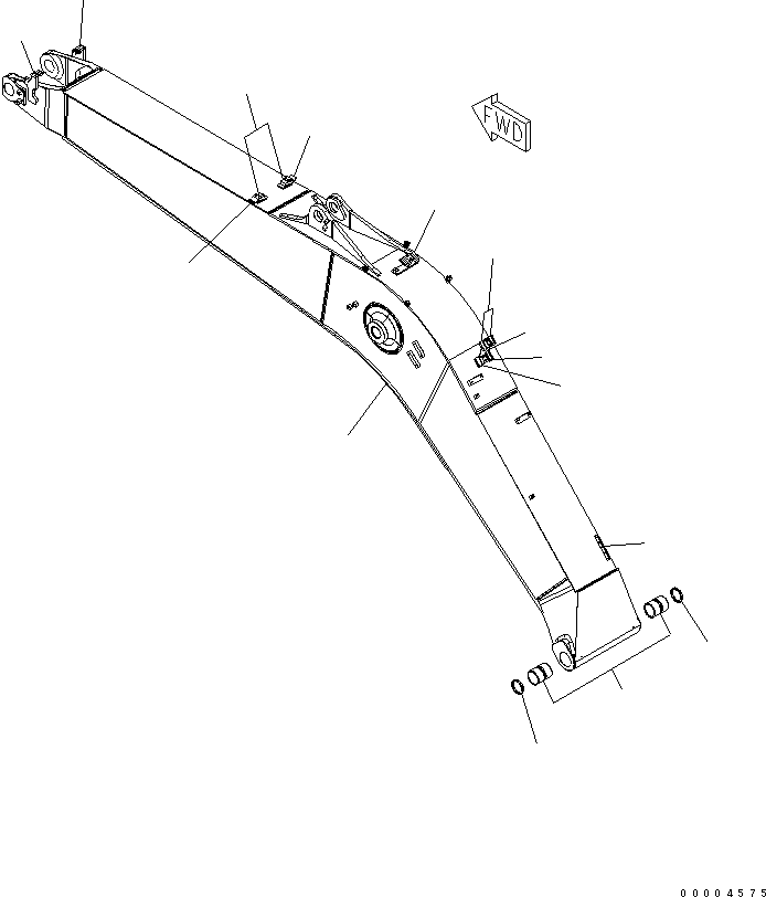 Стрела 22U-70-21133NU KOMATSU