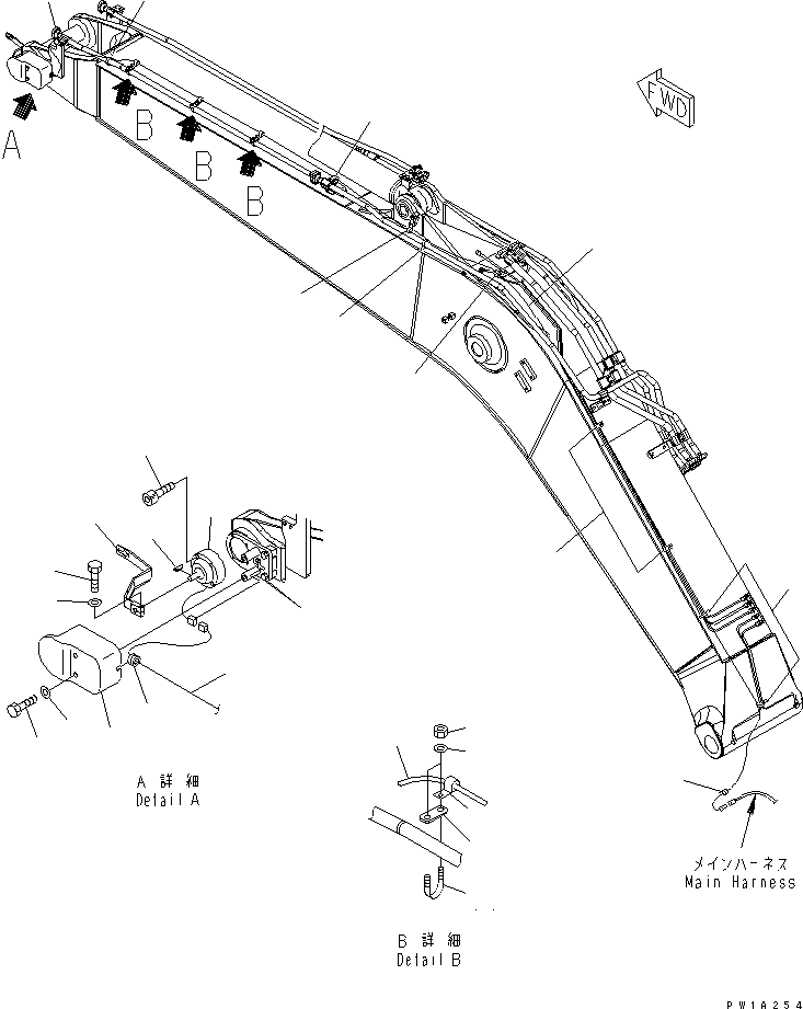 Жгут проводов 22U-06-27260 KOMATSU