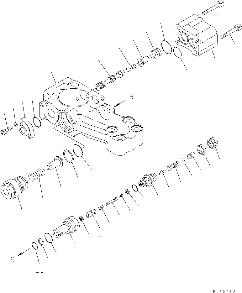 Пилотный клапан 702-21-08450 KOMATSU