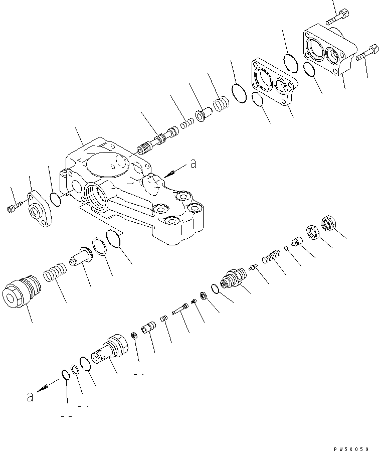 Пилотный клапан 702-21-08410 KOMATSU