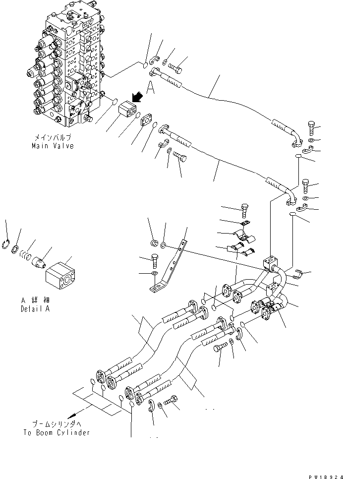 Шланг 22U-62-24350 KOMATSU