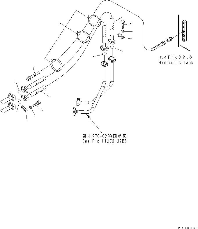 Шланг в сборе 22U-62-24340 KOMATSU