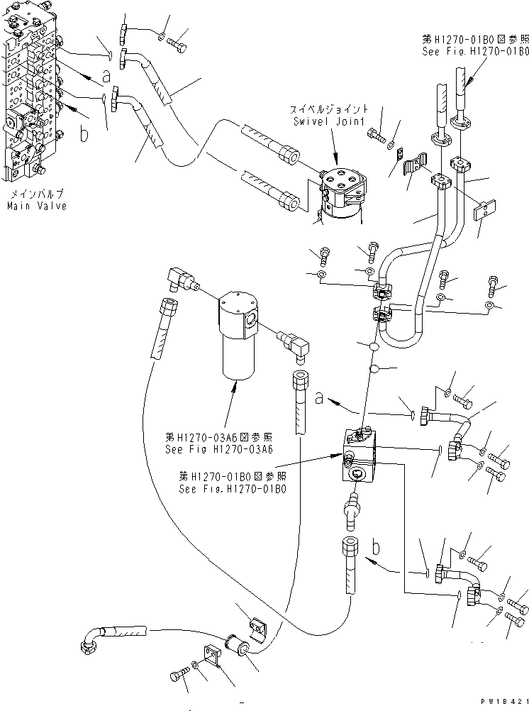 HOSE¤ 1250MM 22U-62-24410 KOMATSU