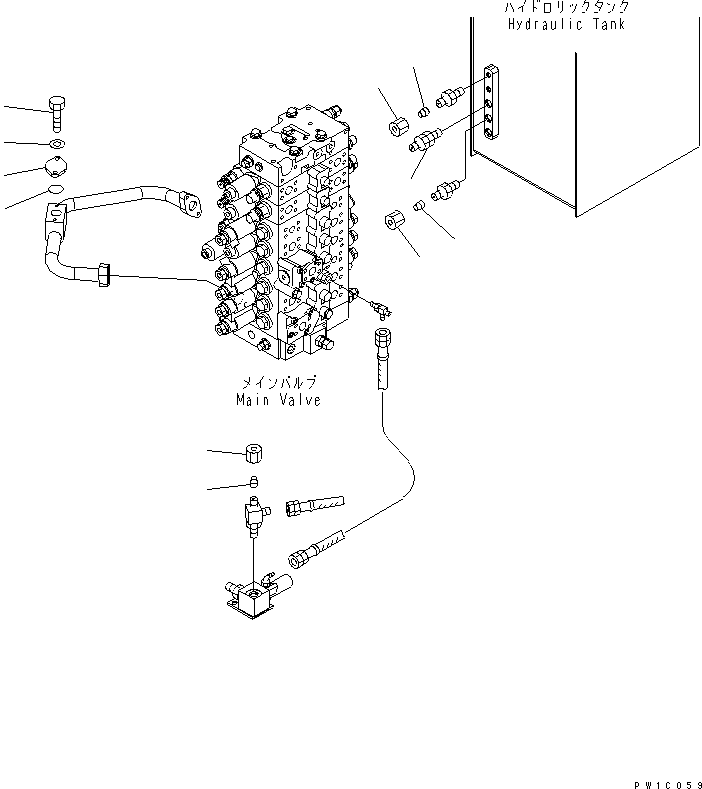 Ниппель 22X-61-19220 KOMATSU