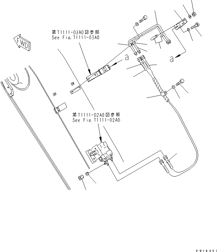 Трубка 22U-966-2290 KOMATSU