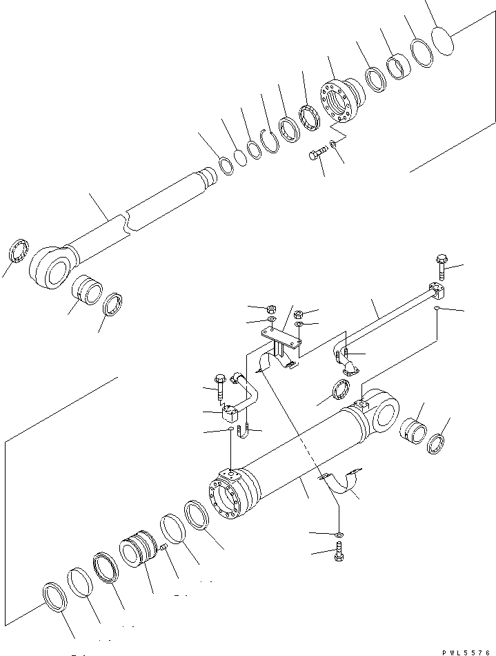 BOOM CYLINDER ASS'Y 707-01-0A580 KOMATSU