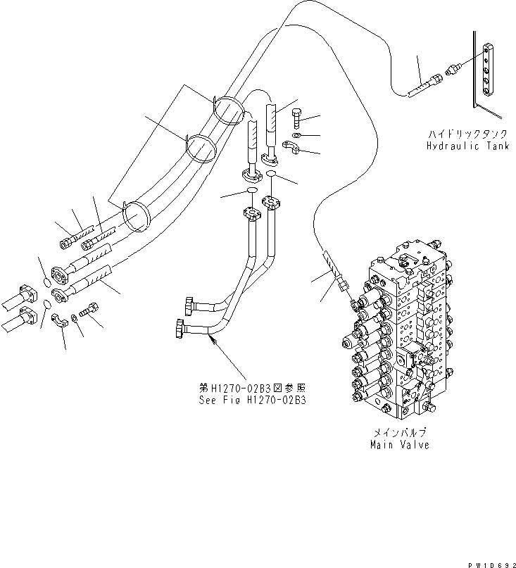 Шланг 07184-00239 KOMATSU