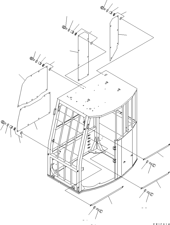 Крышка 22U-956-2341 KOMATSU