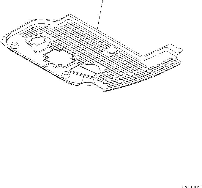 FLOOR MAT,TNL 22U-54-26610 KOMATSU